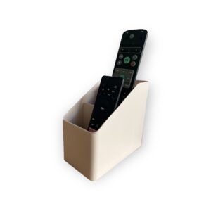Organizador vertical para escritorio y control remoto